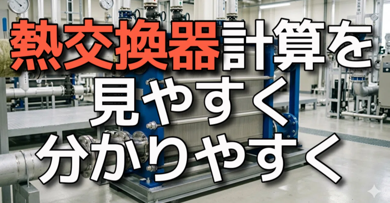 熱交換器の数式と途中計算がすべて見える高精度シミュレーター