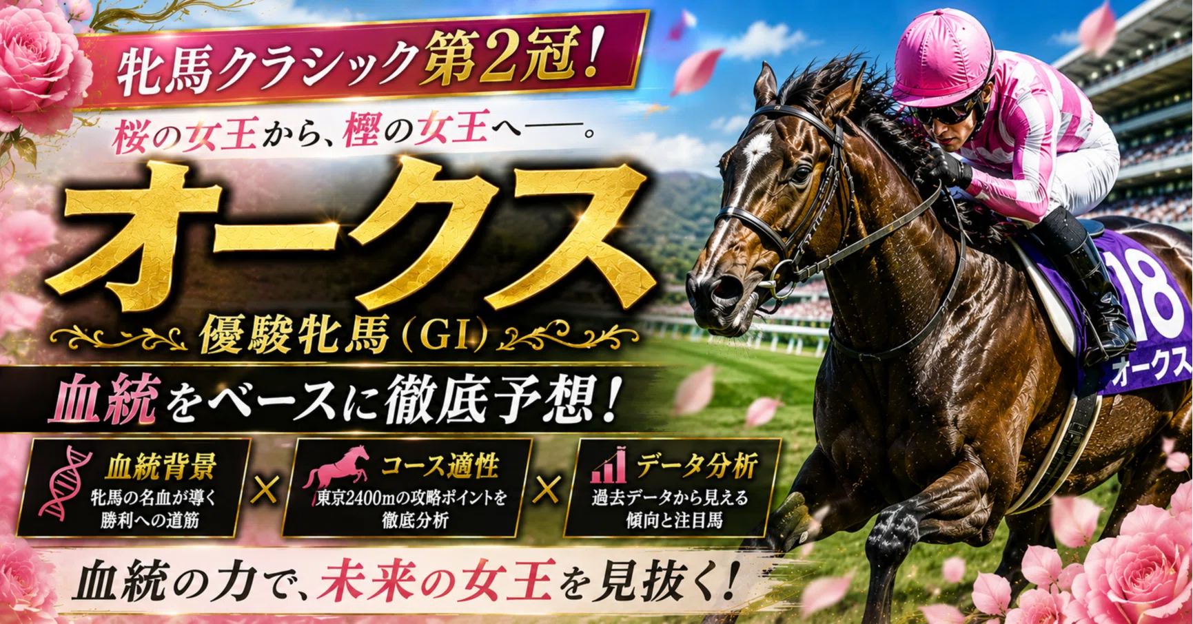 桜花賞の馬券イメージ｜yasu 万馬券プロジェクト