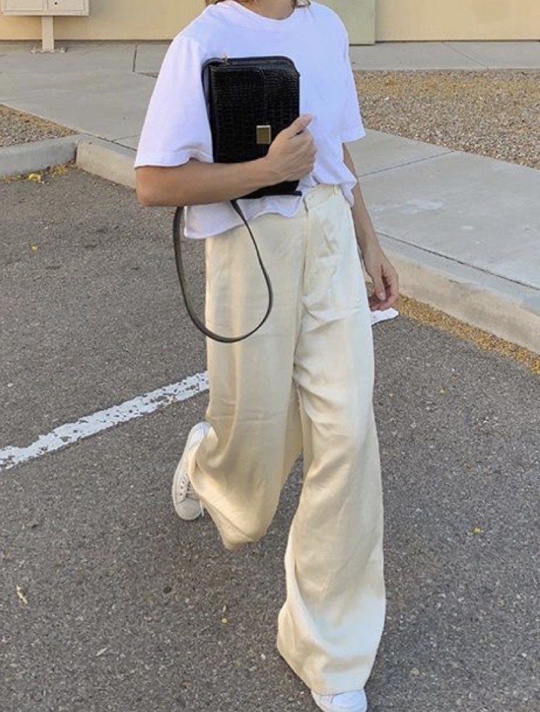 定番のワイドパンツをコーディネート 海外ファッション Ky Note 定番のワイドパンツをコーディネート 海外ファッション Ky Note