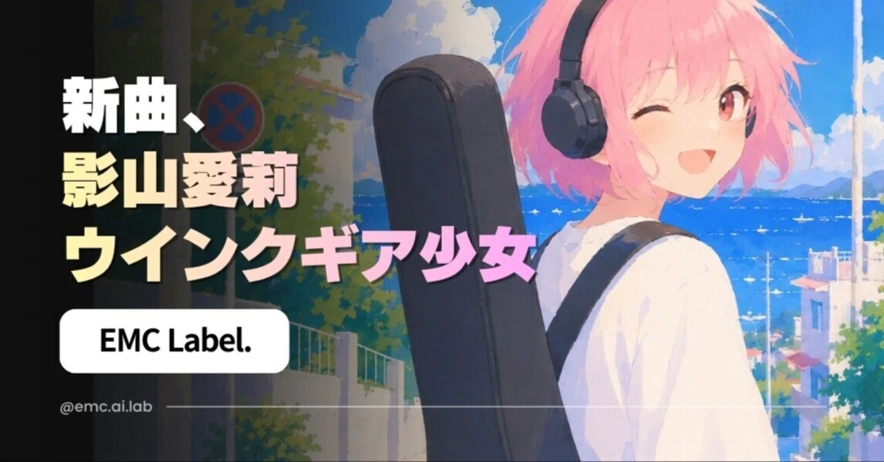 🎵EMC Label｜影山愛莉 (Kageyama Airi) 「ウインクギア少女」──PV公開｜EMC AI LAB（🎬EMCIFY）