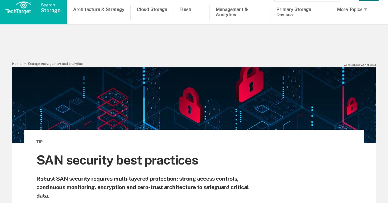 SAN Security Best Practices: Practical Solutions for Protection with ...