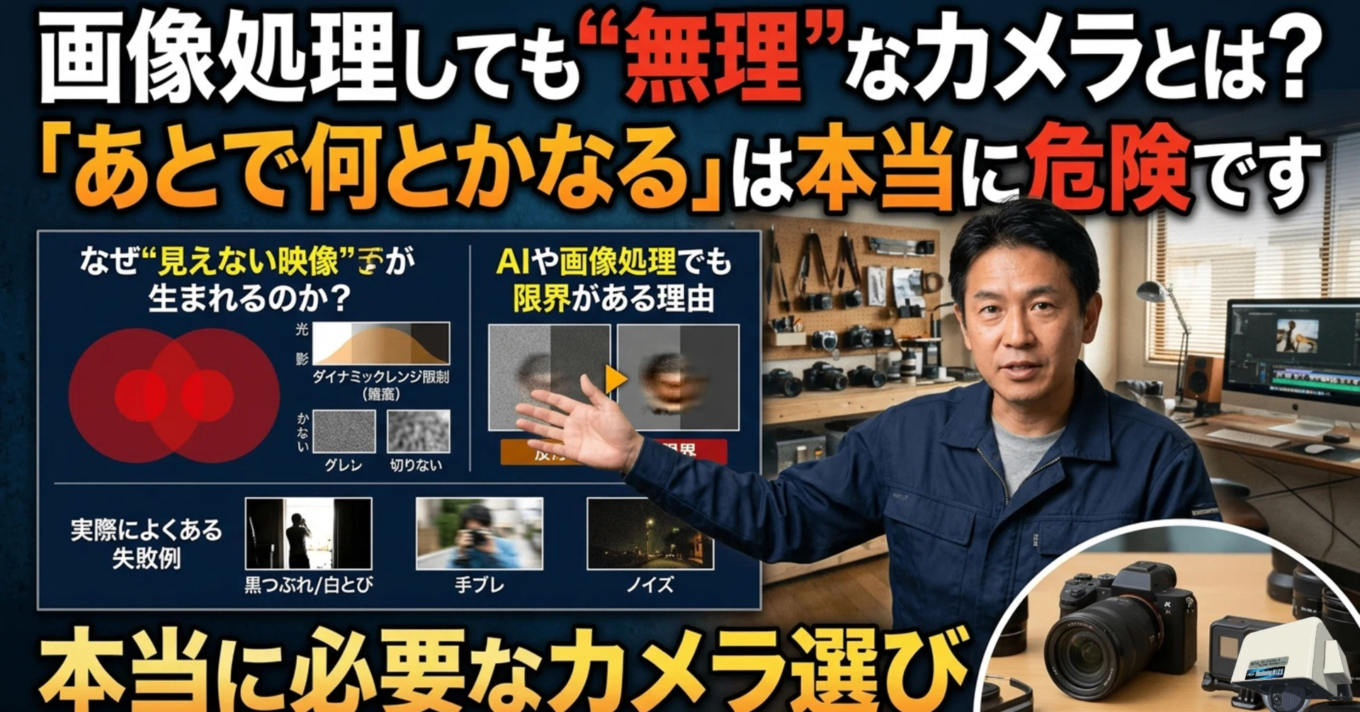AIでも救えない映像がある？カメラ選びの落とし穴｜屋外AIカメラ 株式