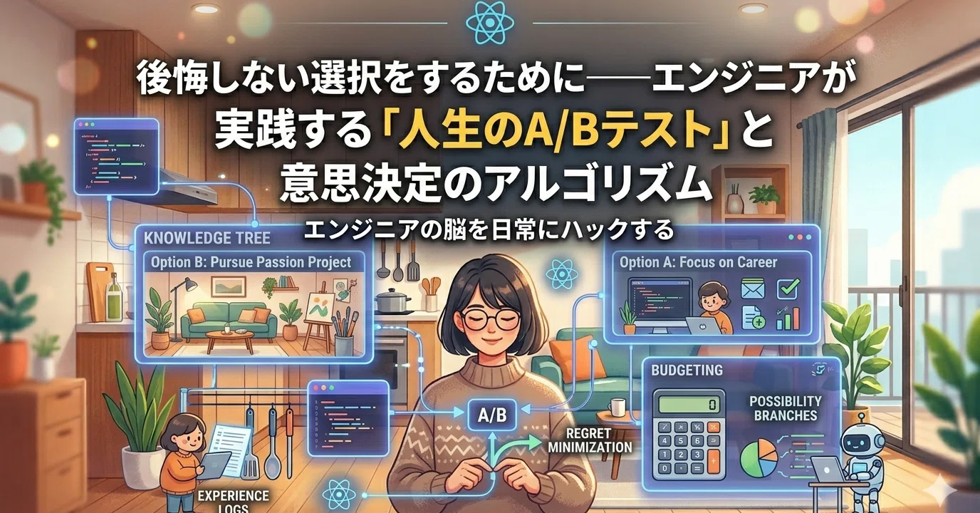 後悔しない選択をするために——エンジニアが実践する「人生のA/Bテスト 