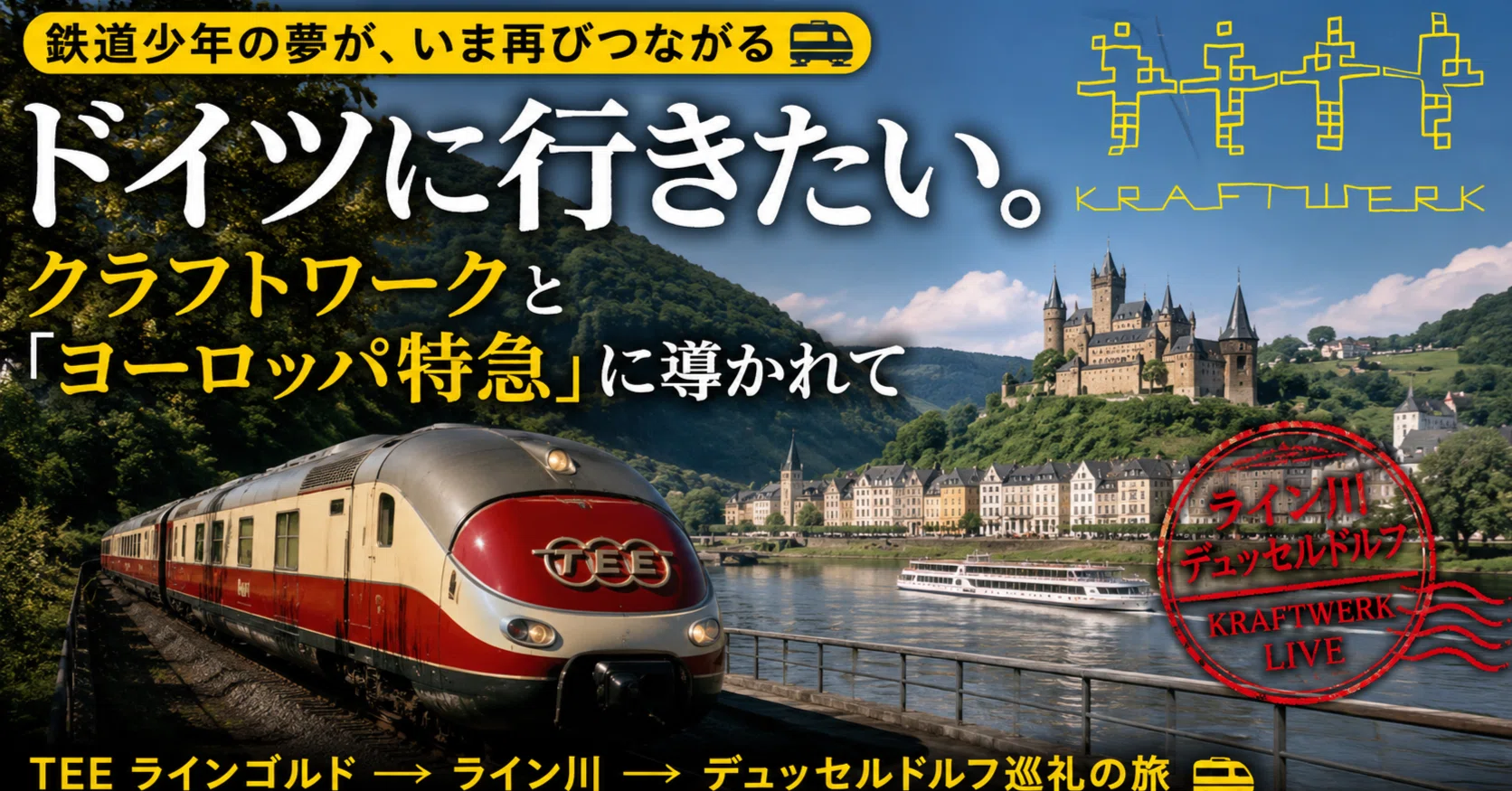 旅】ドイツに行きたい。クラフトワークと「ヨーロッパ特急」に導かれて