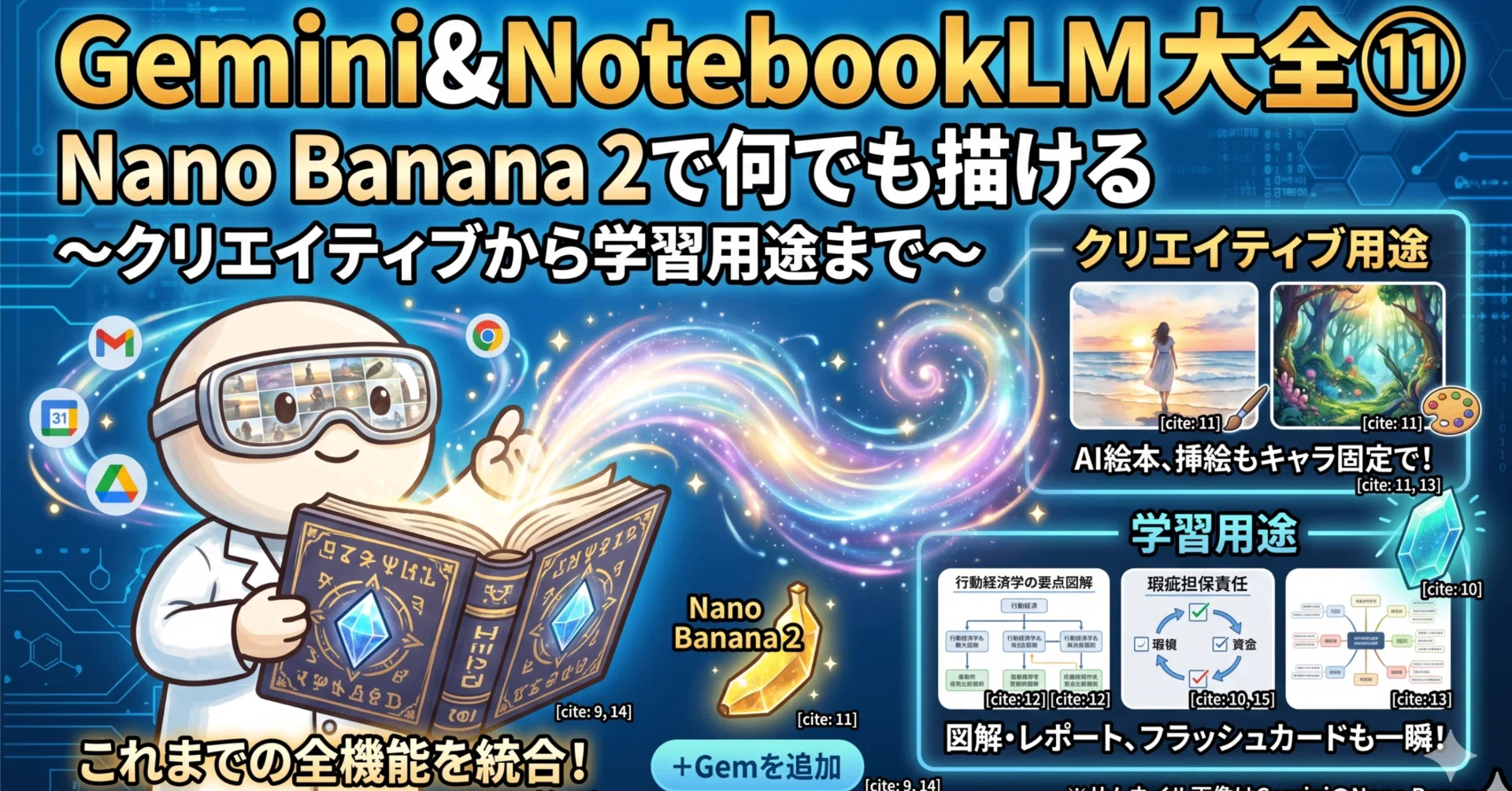 Gemini & NotebookLM 大全⑪｜Nano Banana 2で何でも描ける