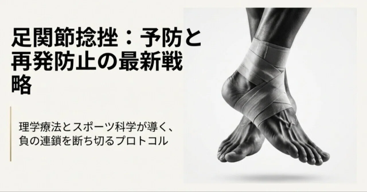 保存版】足関節捻挫：予防と再発防止の最新戦略｜Kenji Miyamoto