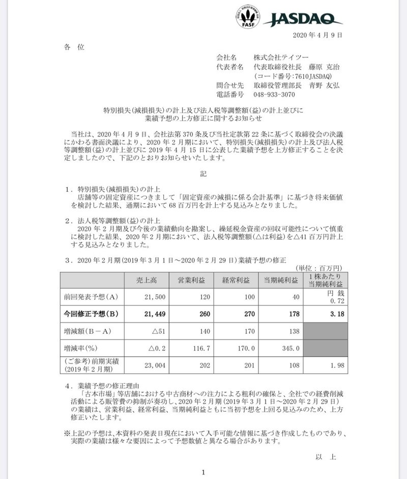 テイツーの分析第三弾 こんがり名人 Note