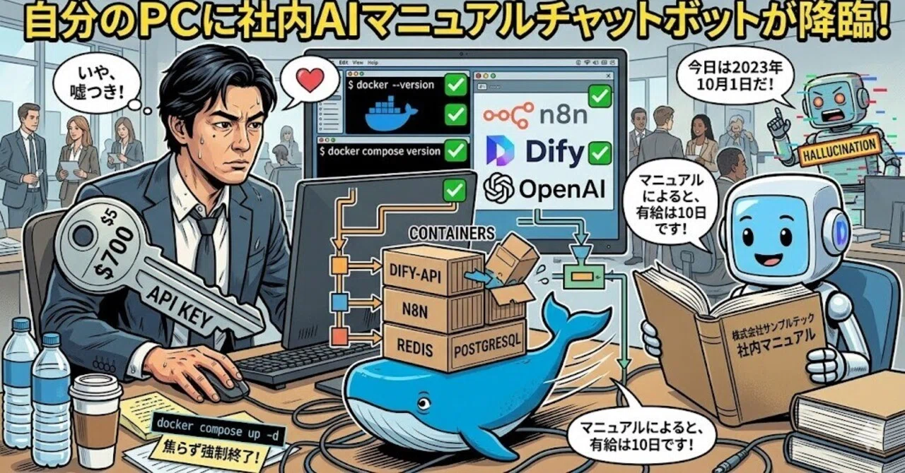 38歳、事務職が今度は「AI自動化」に手を出した話。n8nとDifyを1日で動かしてみた。
