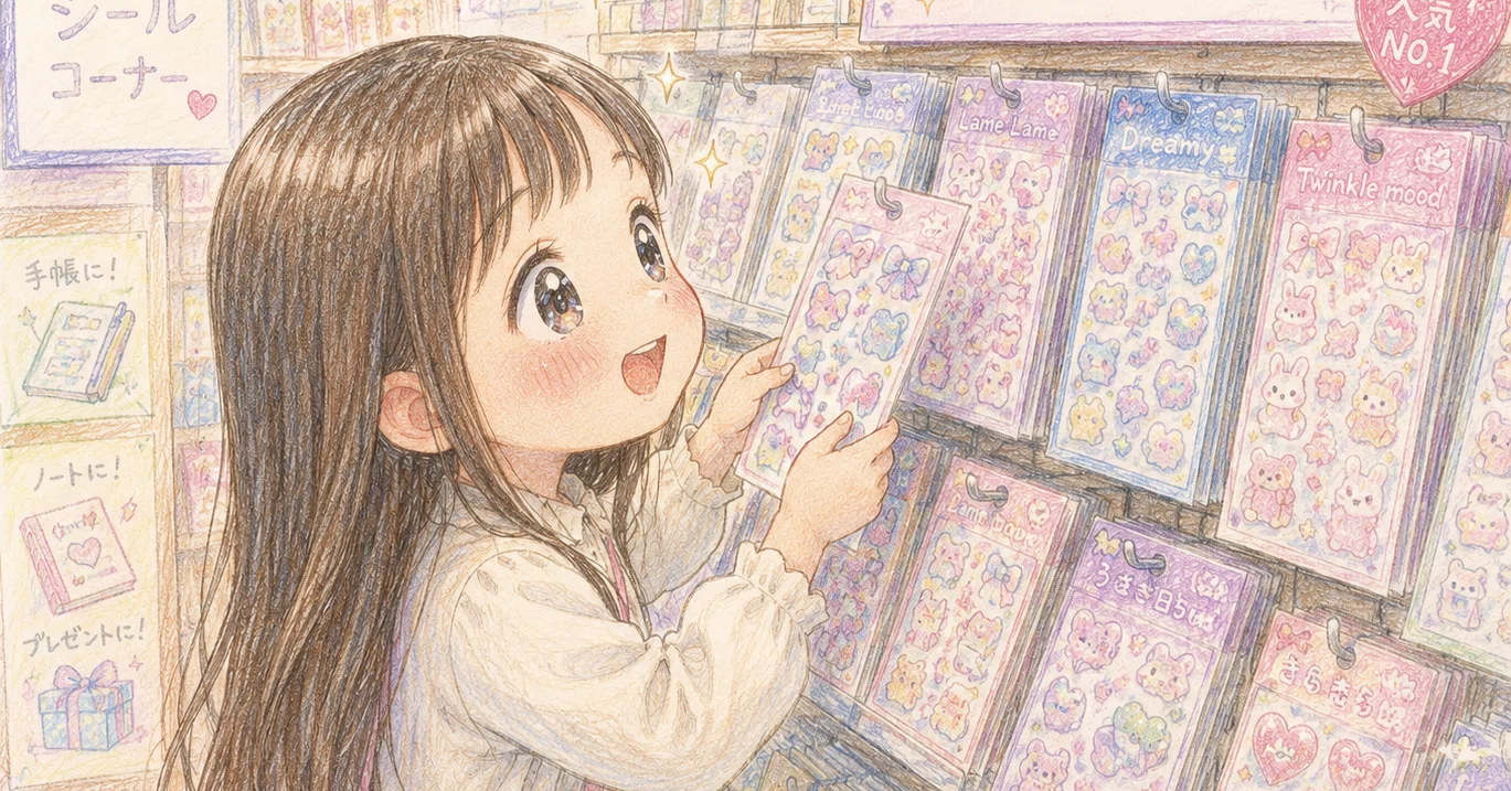 小3の孫が目をキラキラさせて集める「謎のシール」。理解不能な 