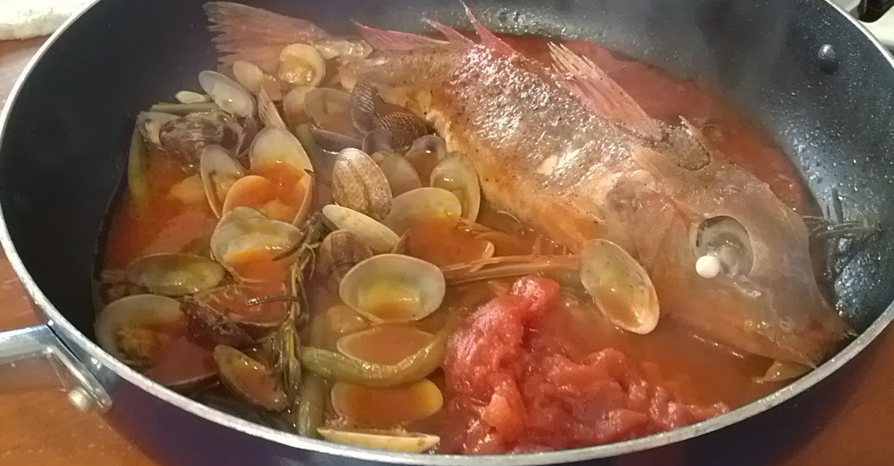 男の手料理 カナガシラのアクアパッツア を作ってみた 鳴海邦彦 公式 Kunihiko Narumi Official Note