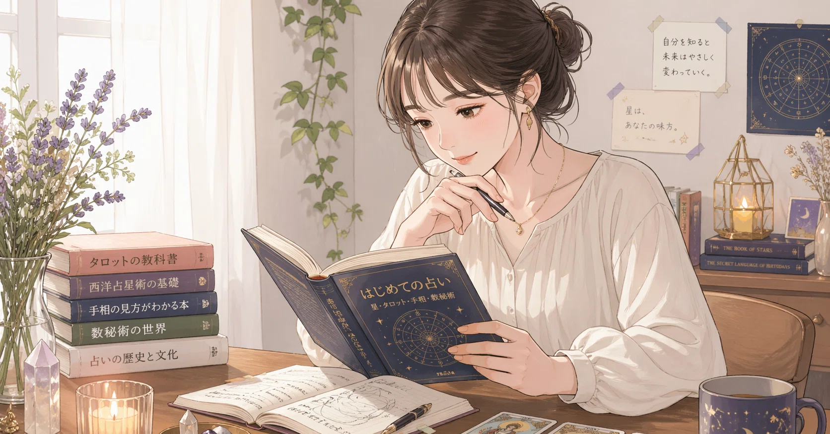 占い本】自分を知って運気をよむ。私が持っている占いの本をご紹介し