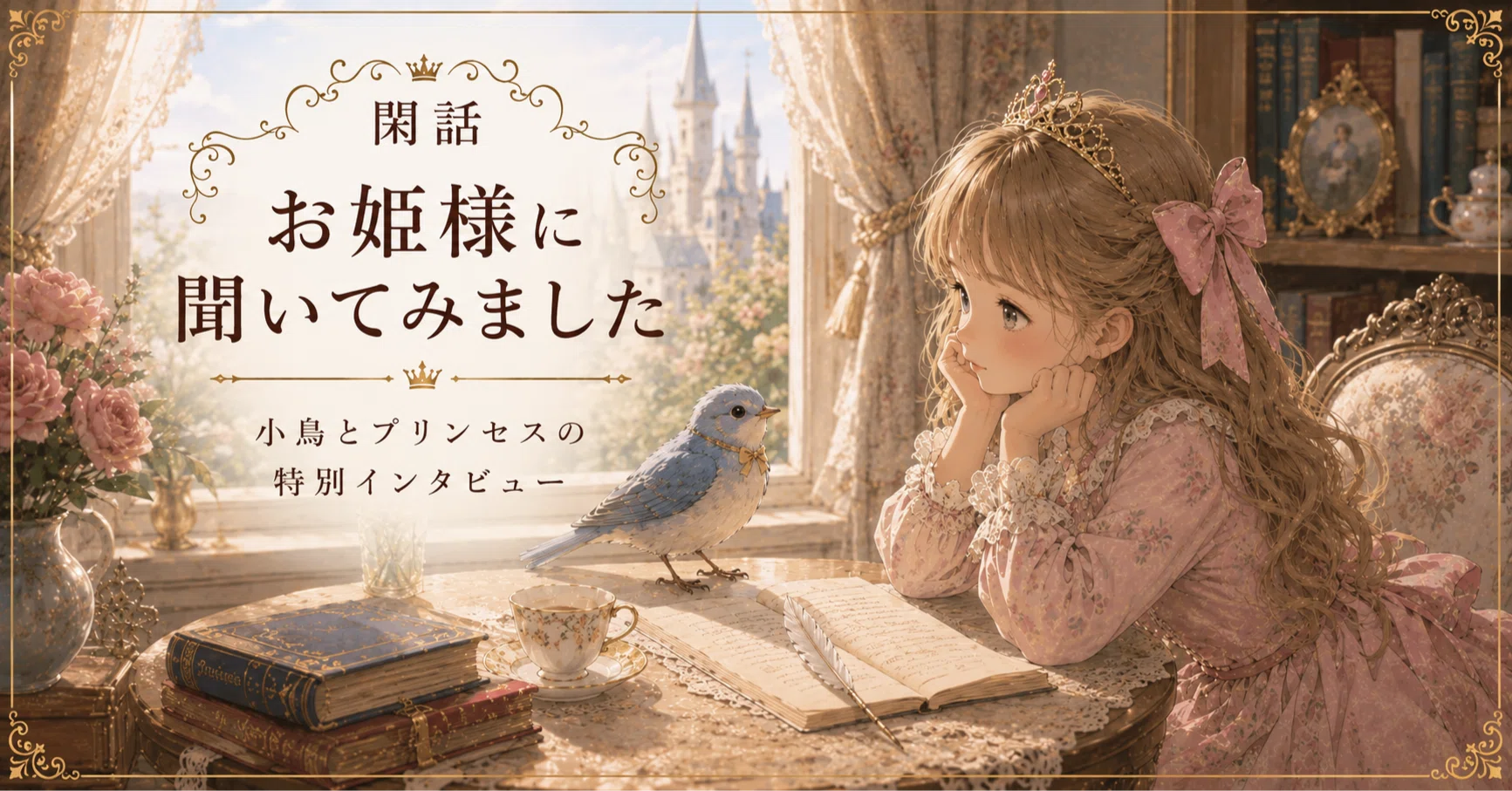 5才からはじめるプリンセス入門⑪｜閑話 お姫様に聞いてみました｜櫛名 