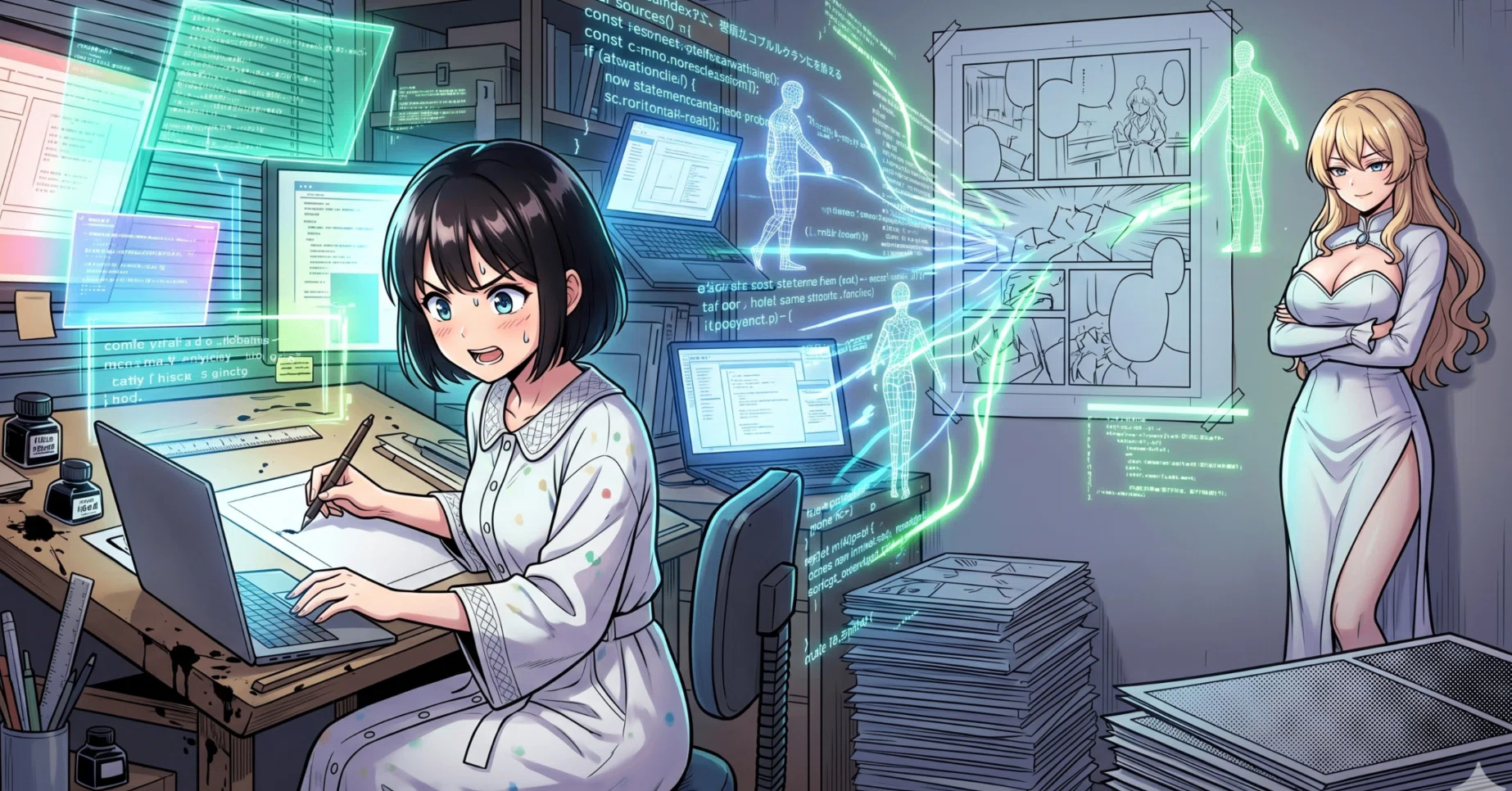 悪役令嬢が教える、無料AI漫画講座！（やることまとめ）｜漫画描けない