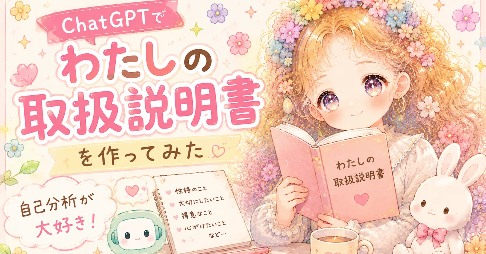 自己分析が大好き！ChatGPTで「わたしの取扱説明書」を作ってみた