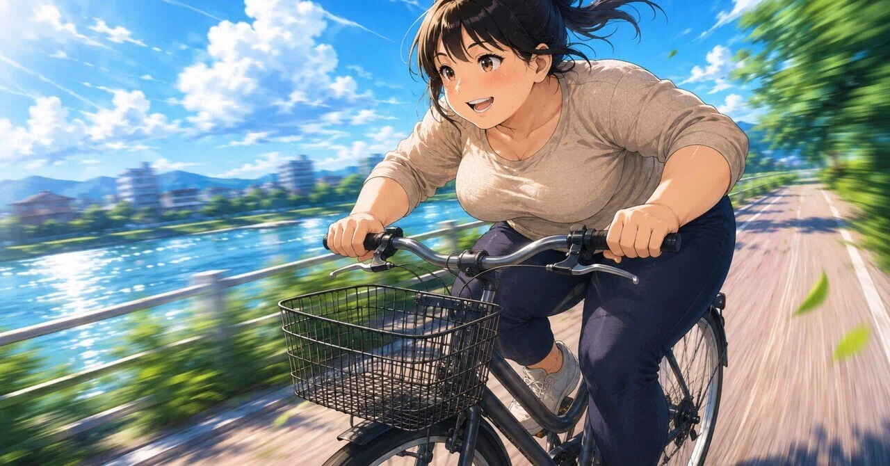 ダイエット78日目】電動なし自転車で爆走！母の愛と、限界突破の過酷な