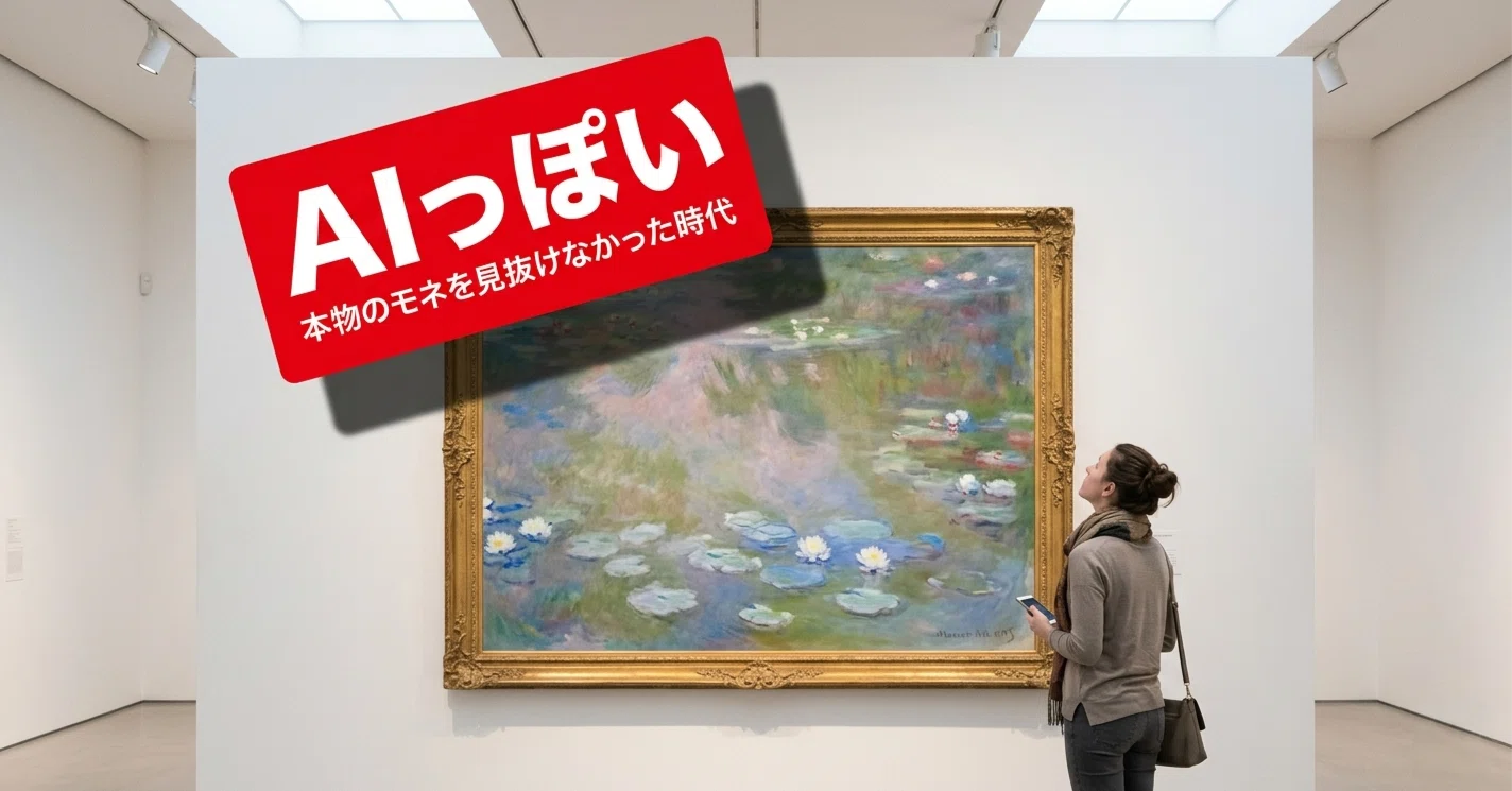 It was a real Monet that was criticized as 'AI-like'—When did we