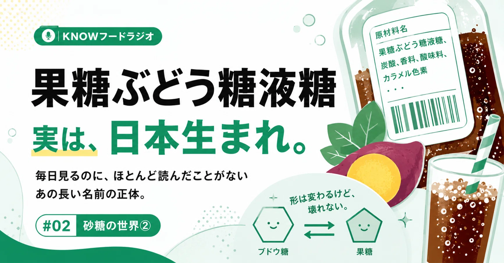 果糖 ぶどう糖 液 糖 と は