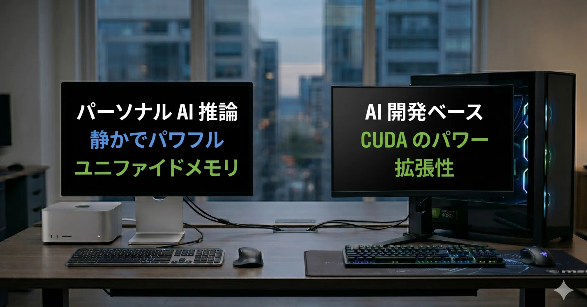 ローカルAI用の機材は、WindowsとMacのどちらを選ぶべきか｜naoto