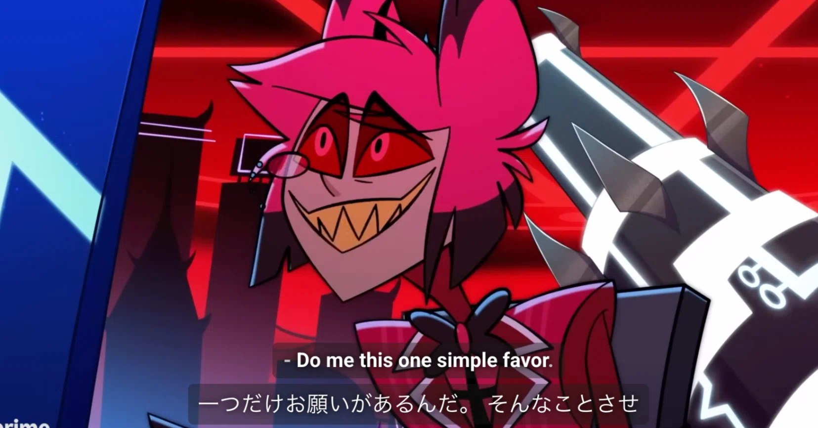 アニメ「Hazbin Hotel」 | アラスターから学ぶ英会話｜馬 | YMS🇬🇧