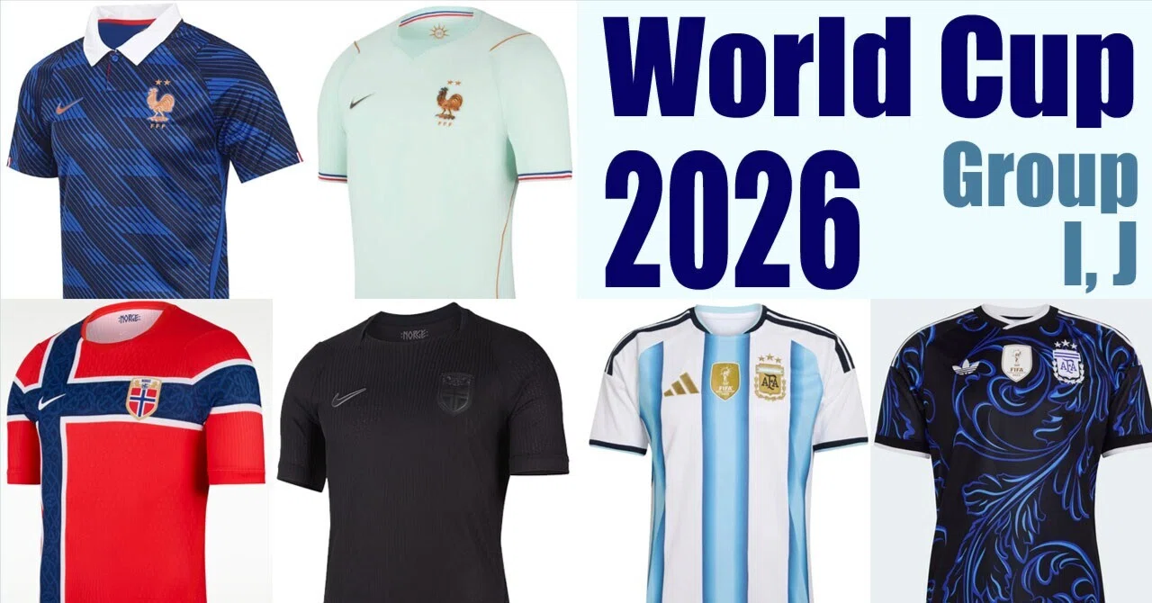 ワールドカップ2026「ユニフォーム＆解説」まとめ 【グループI・J