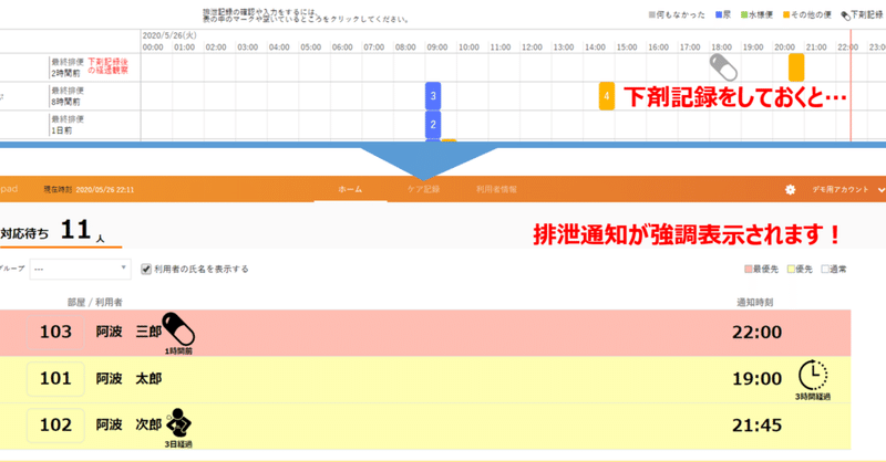 Helppad 下剤記録機能をリリースしました