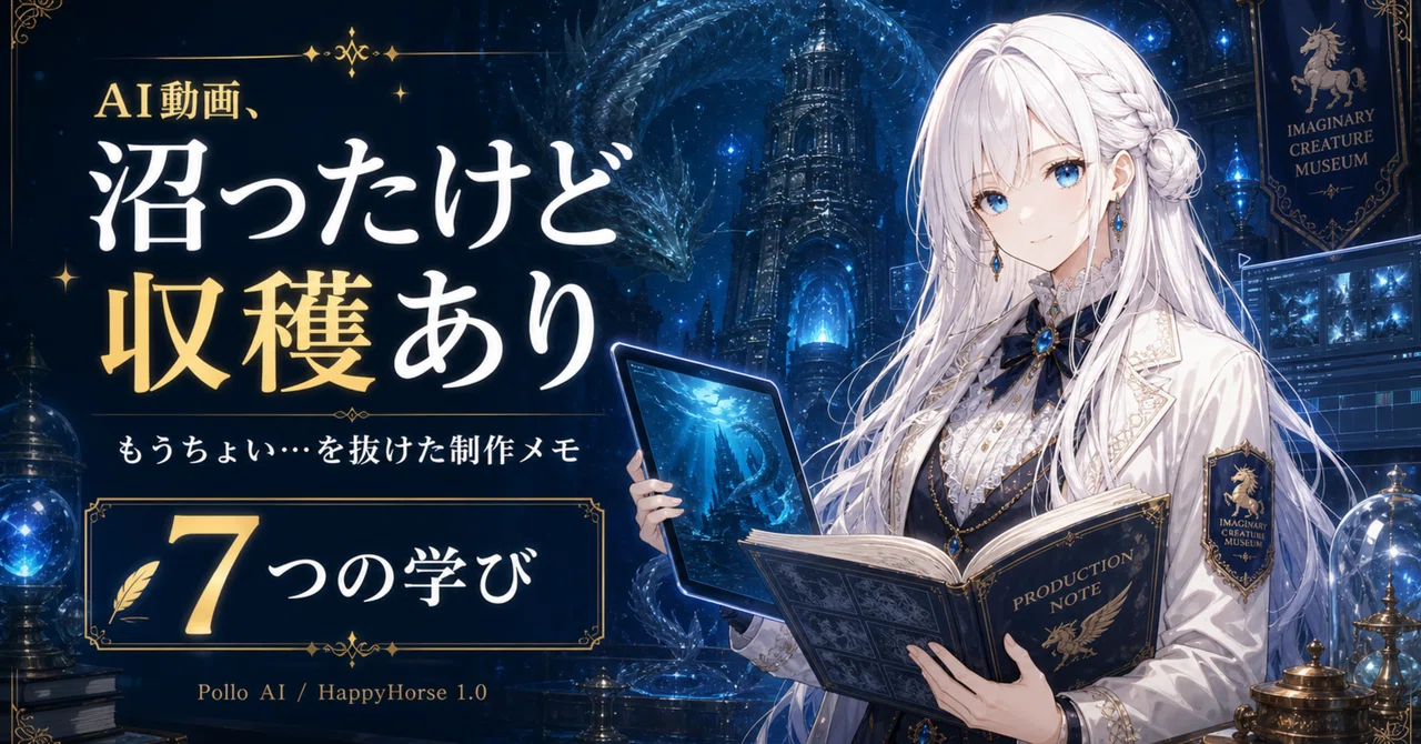 HappyHorse 1.0は早くて安い。AI動画を何度もリテイクできた理由