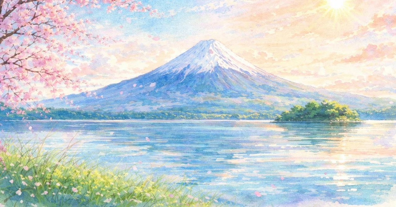 水彩画[題名なし] 水の音｜GANDEAUX（がんどうあつし）