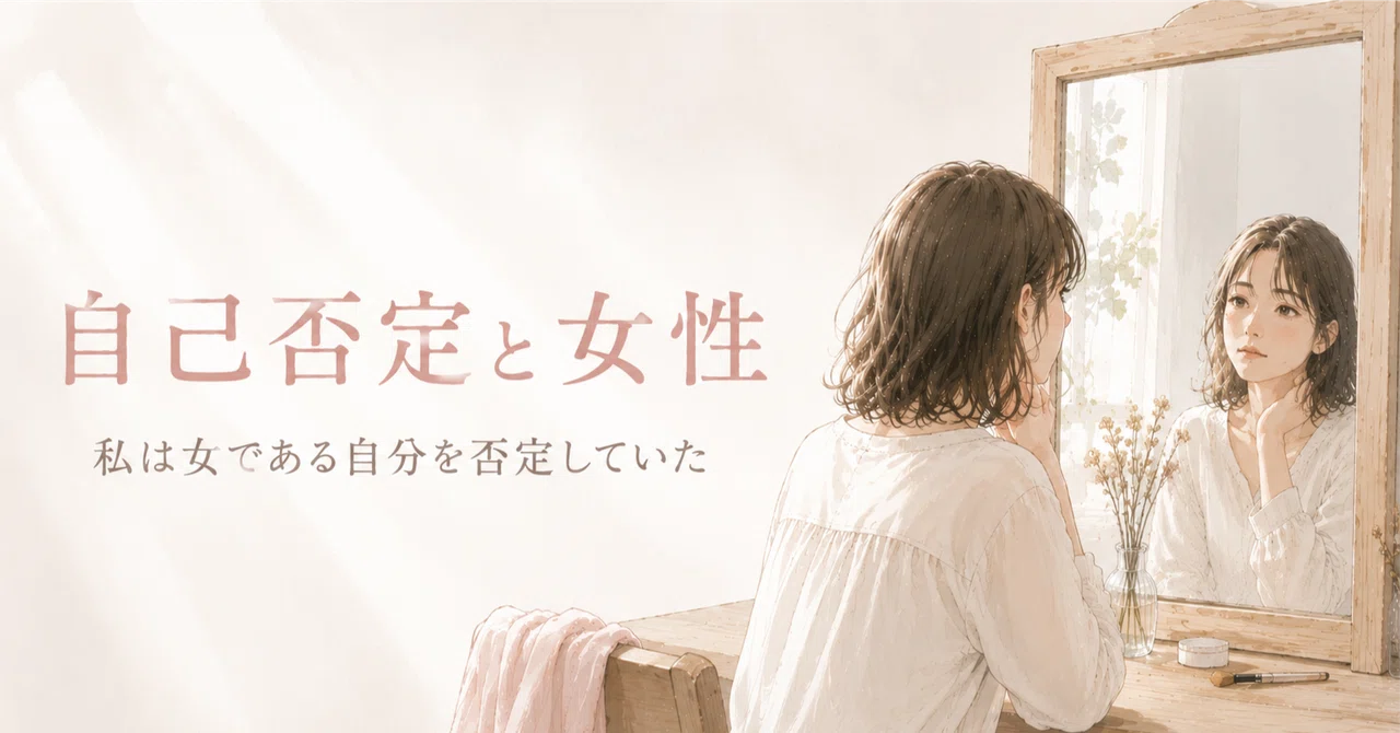 自己否定と女性｜私は女である自分を否定していた｜SANACO（さなこ）｜心と体を整える看護師・セルフケアコーチ