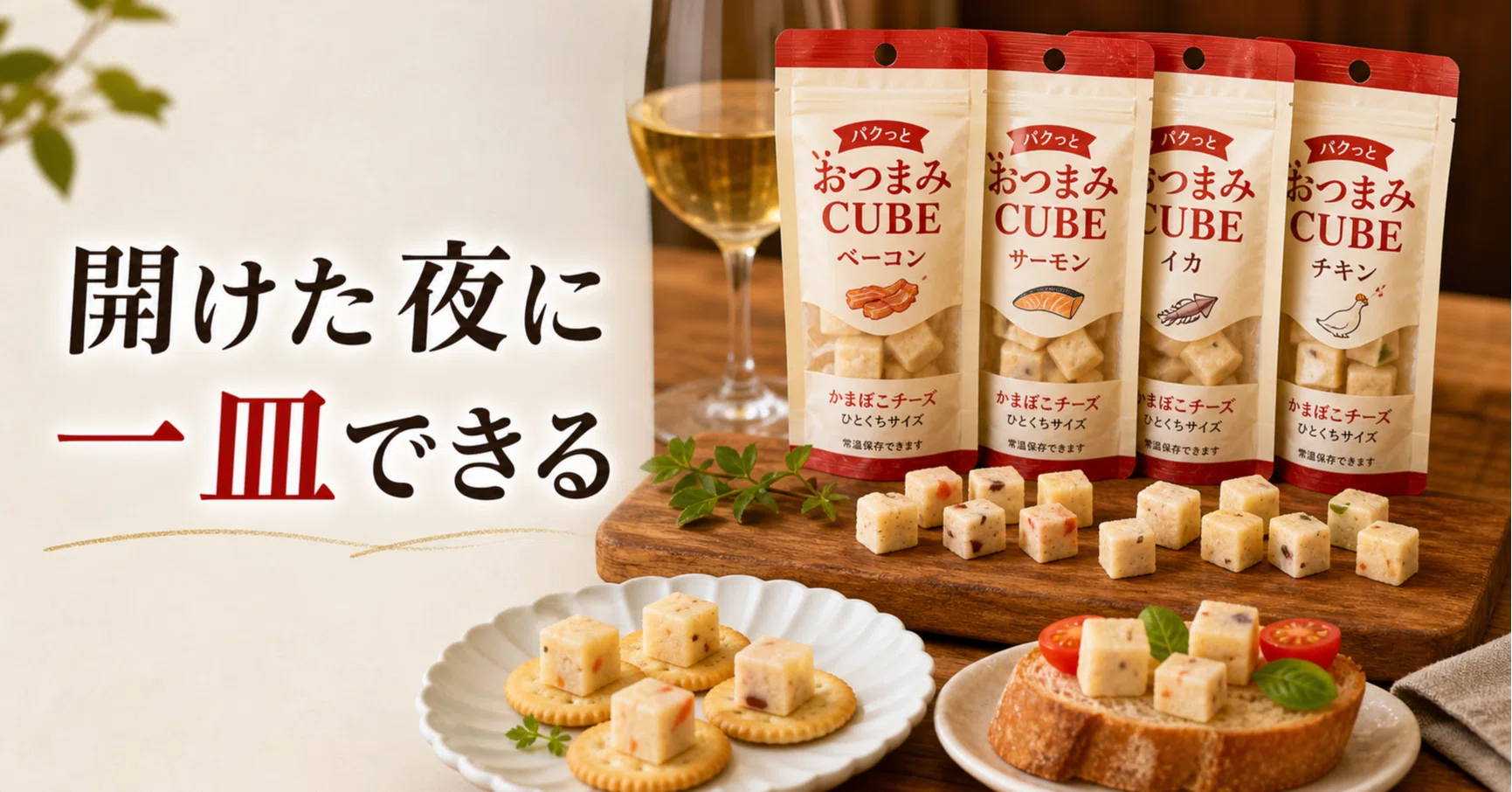 箱を開けた夜に一皿になる、貴千のおつまみCUBE｜おうち逸品便