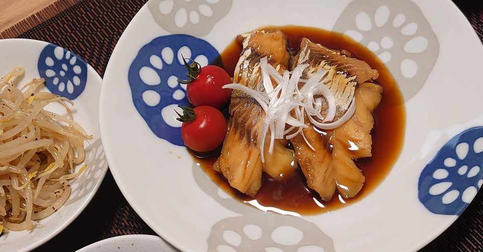 たまには和食を 6 料理 3 タラの煮付け ベネディクト 缶バッチ Note