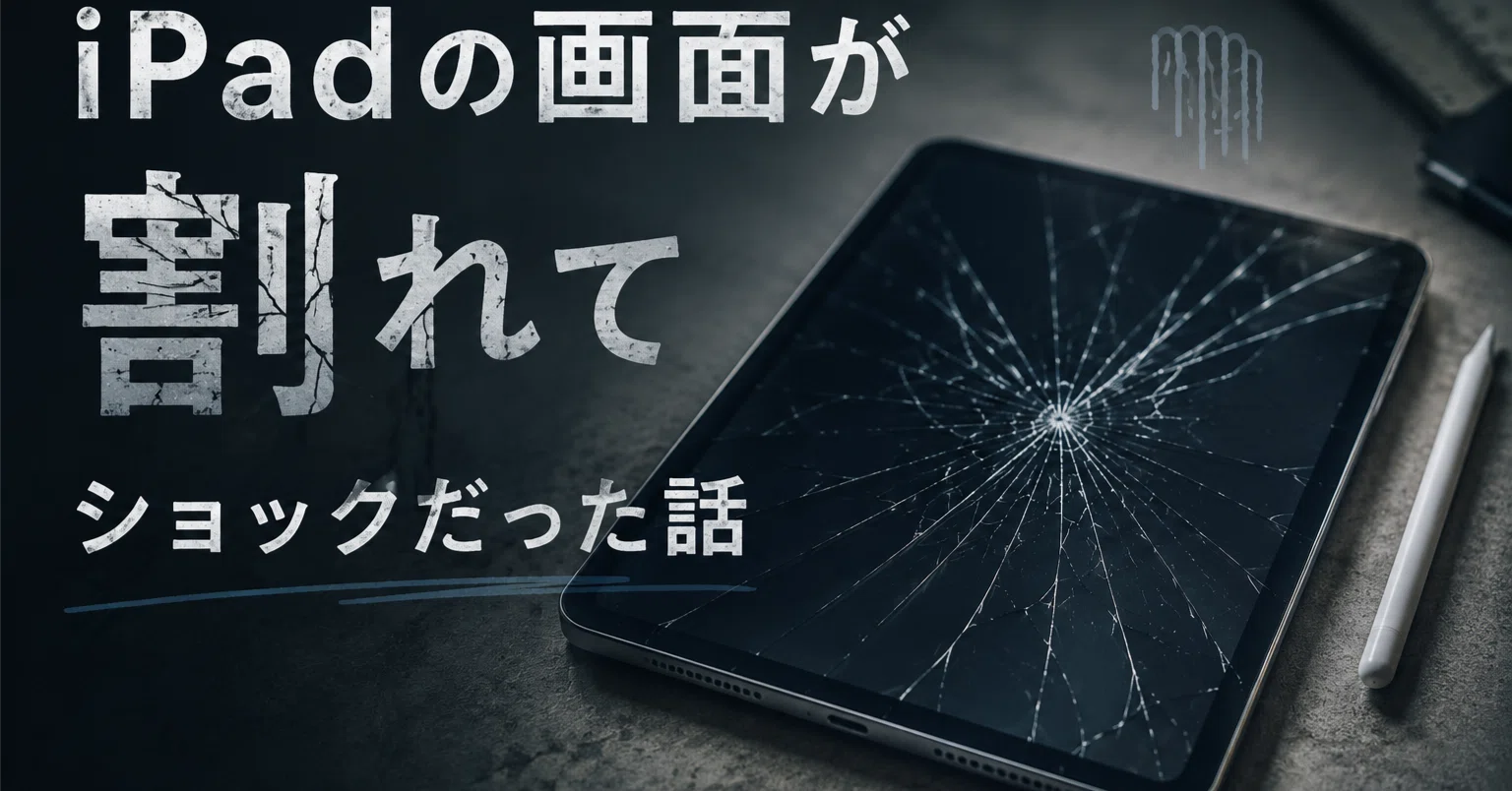 【画面割れ、欠け】iPad mini5/箱付き iPadの画面が割れてショックだった話〜ケースの重要性の再考〜｜べっち