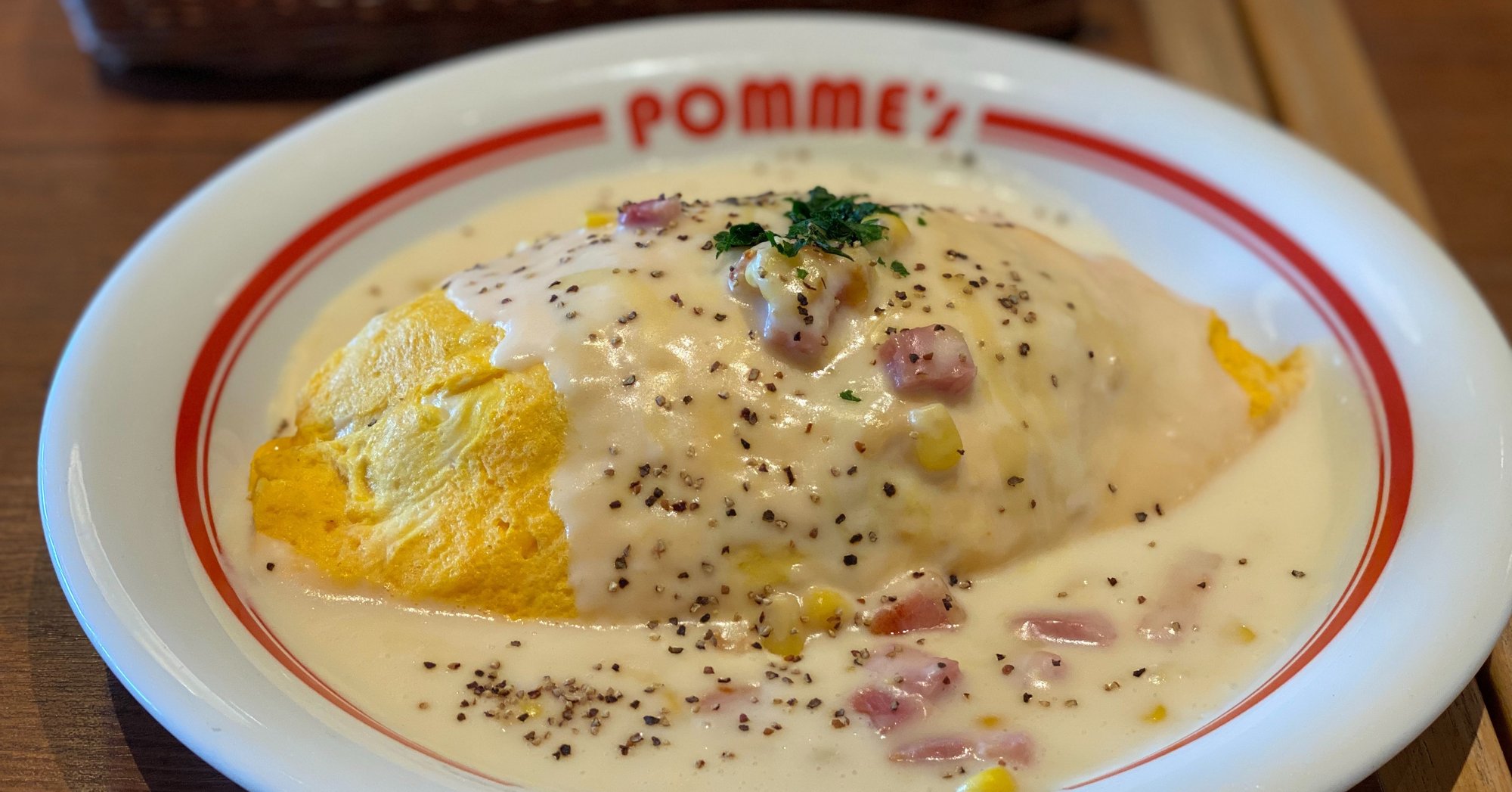 人生初 ポムの樹 クリームチーズオムライス たんすい Note 人生初 ポムの樹 クリームチーズオムライス たんすい Note