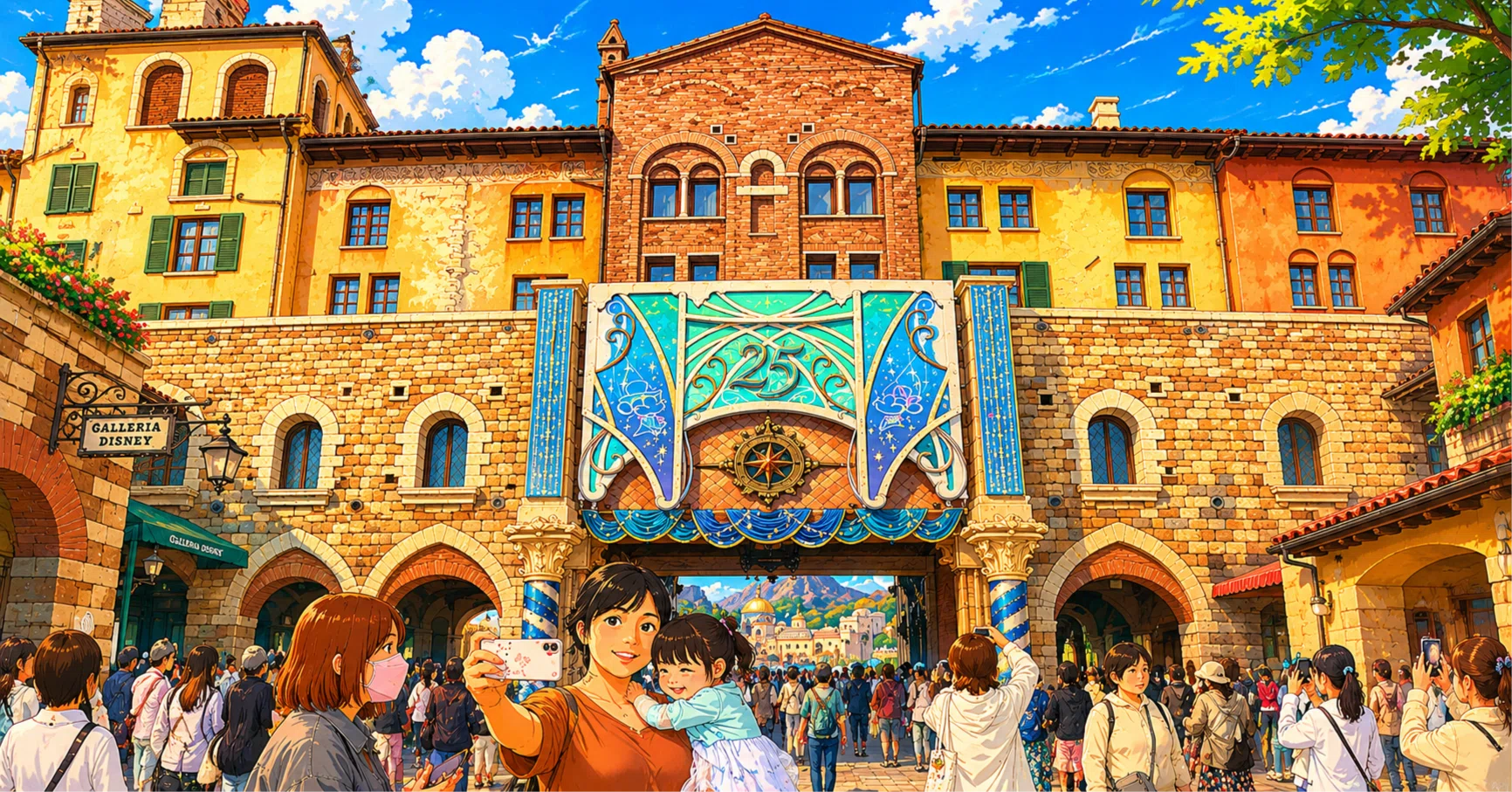 25周年ディズニーシー】5月の平日|混雑するパークで散歩を楽しむ1日