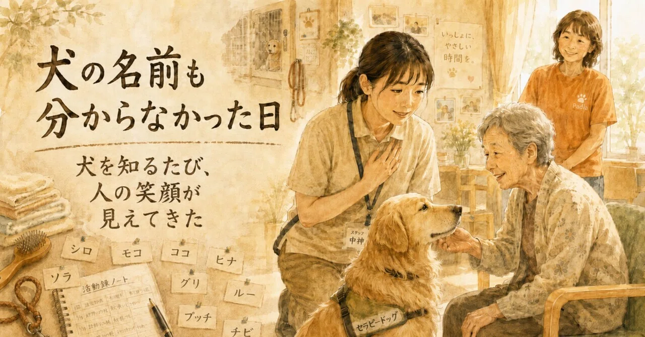 犬の名前も分からなかった中神さんが、人の笑顔に気づくまで｜野田