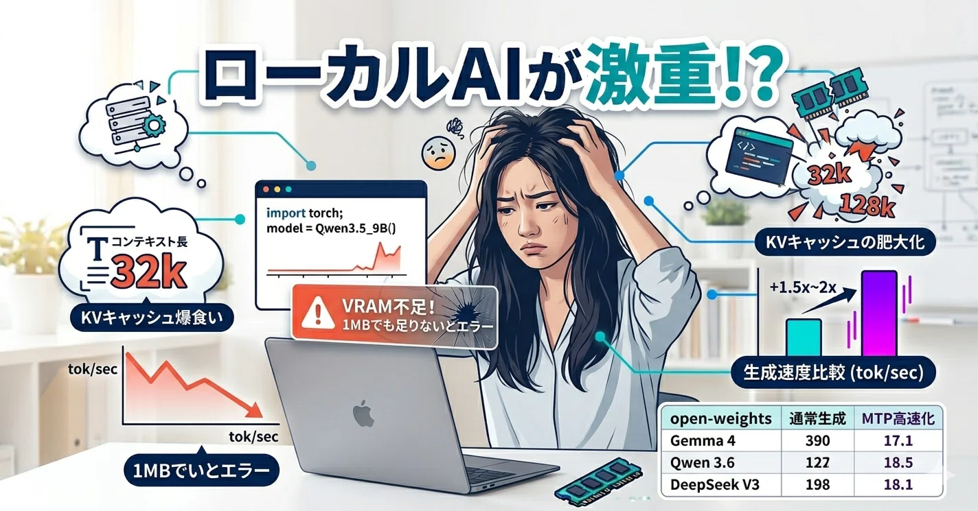 LM Studio】ローカルLLMが「激重」になる落とし穴：VRAM管理と設定の