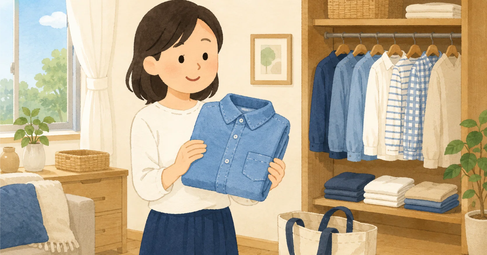 テンセルデニムシャツ、ネットで買って後悔した私が気づいた