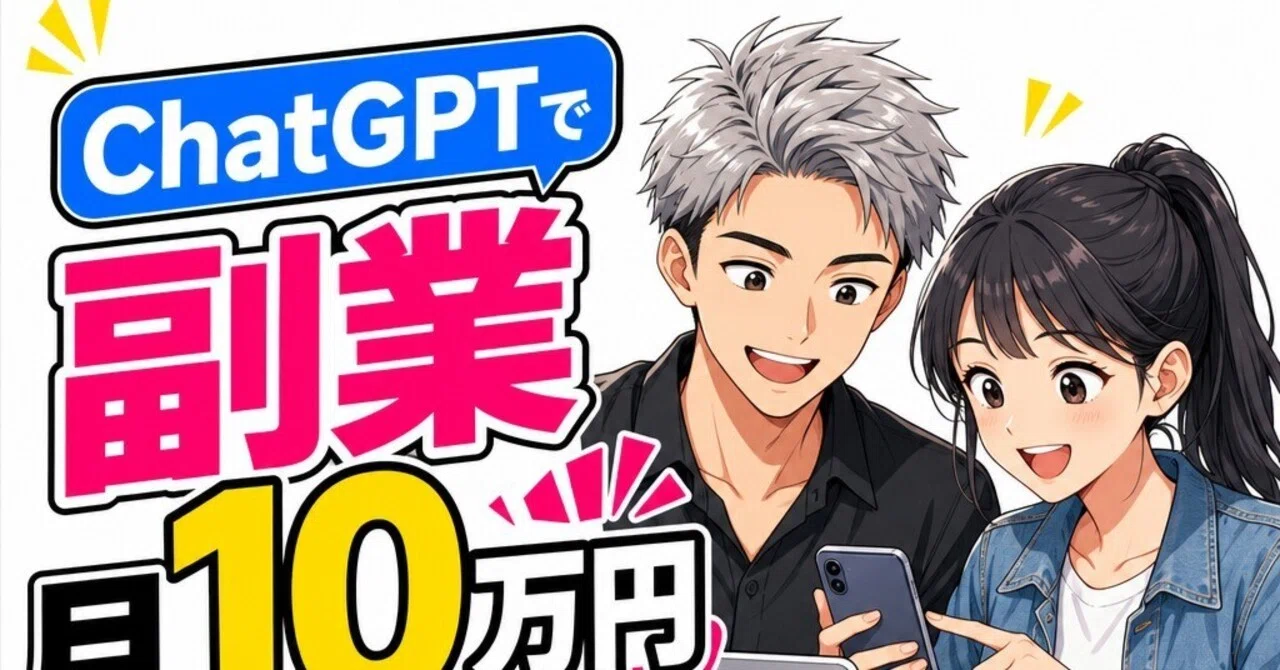 ChatGPTで副業月10万円——初心者が3ヶ月で達成した全手順公開｜HIROKI