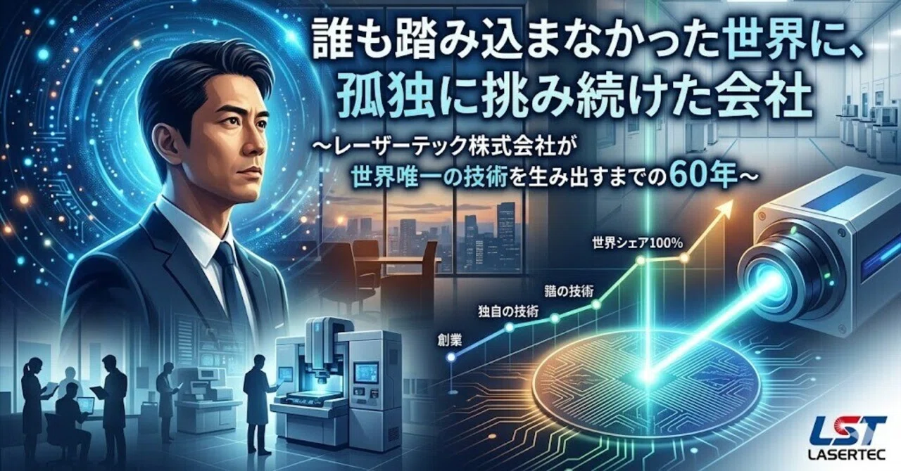 誰も踏み込まなかった世界に、孤独に挑み続けた会社～レーザーテック