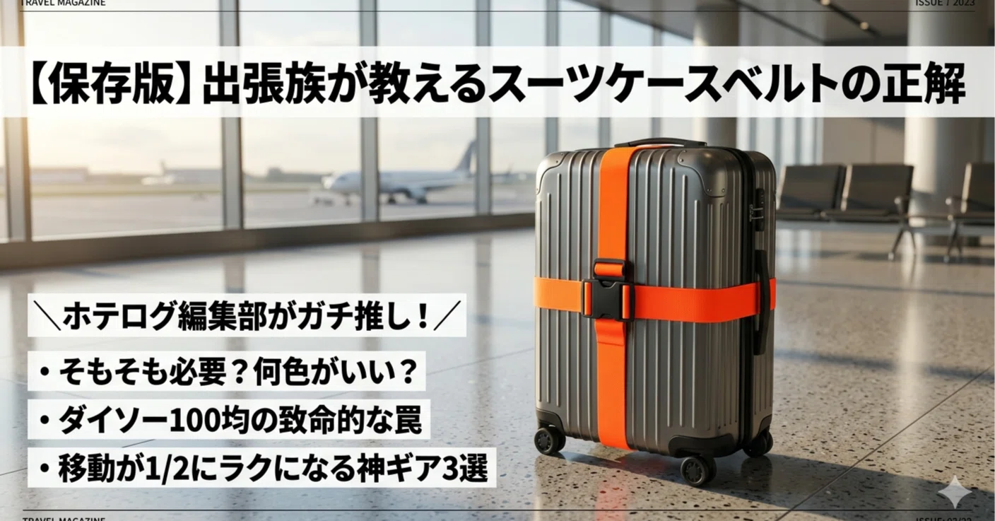 スーツ ケース ベルト 必要