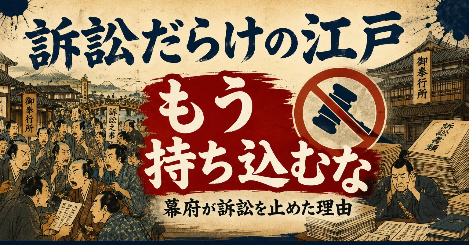 明和7年の高札・徒党・強訴・逃散禁止令 ◆ 1770年江戸幕府　奉行所 明和7年の高札・徒党・強訴・逃散禁止令 ◇ 1770年江戸幕府 奉行所