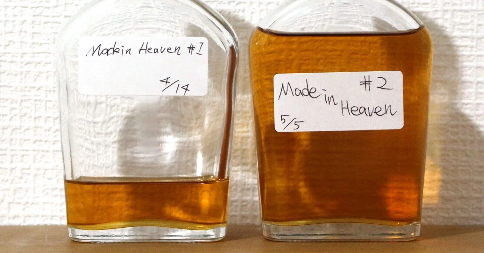バーボンのブレンドに挑戦 with Gemini Made in heaven Batch#1＆2 