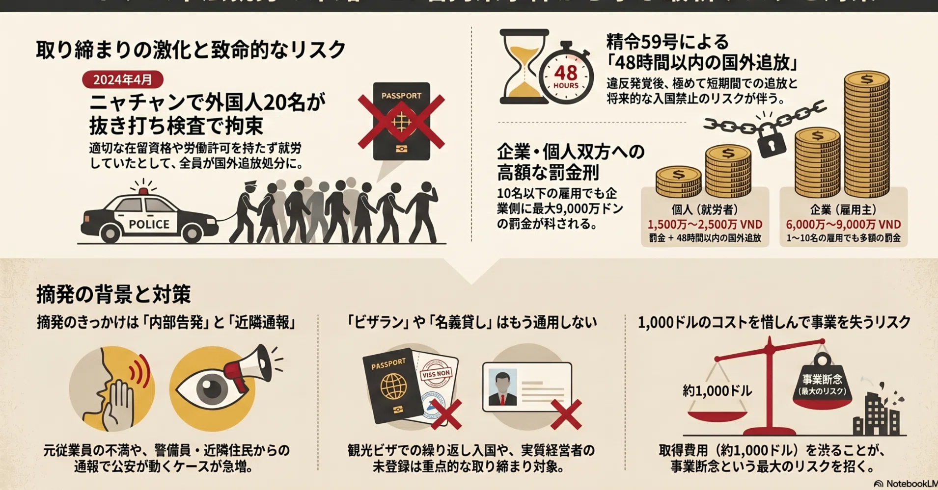 ベトナム 人 ビザ 厳しい