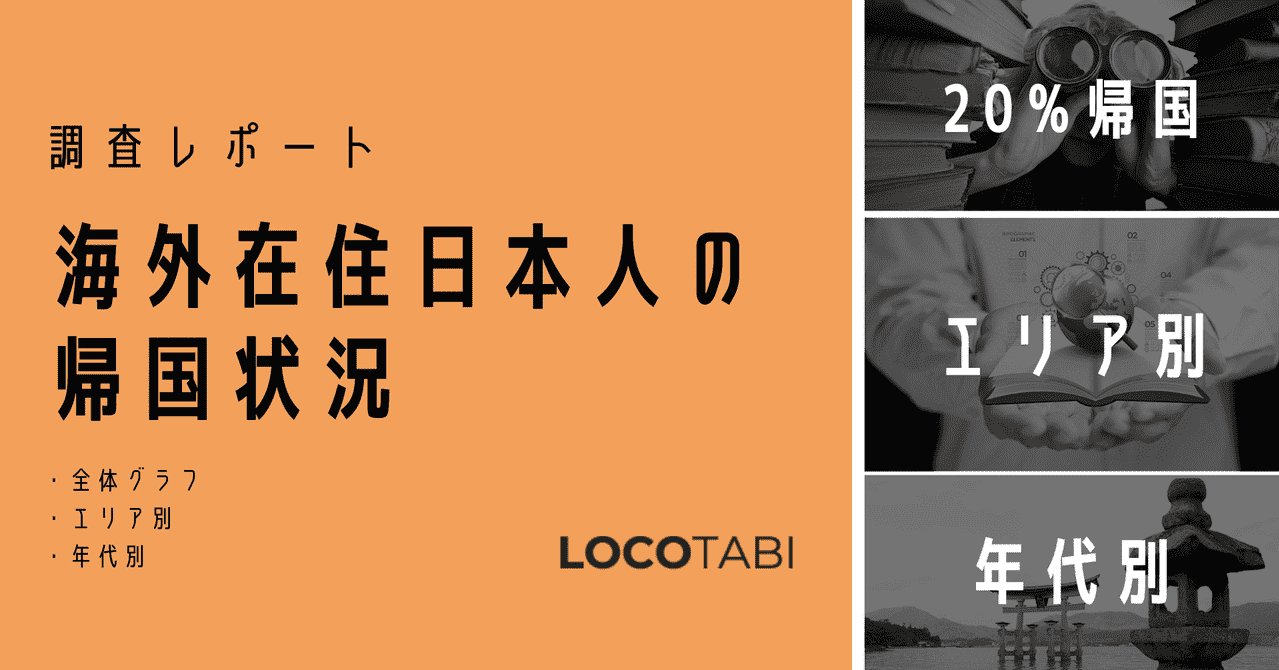 6 9時点 海外在住日本人の帰国状況を調べてみた しいや ゆたか Note