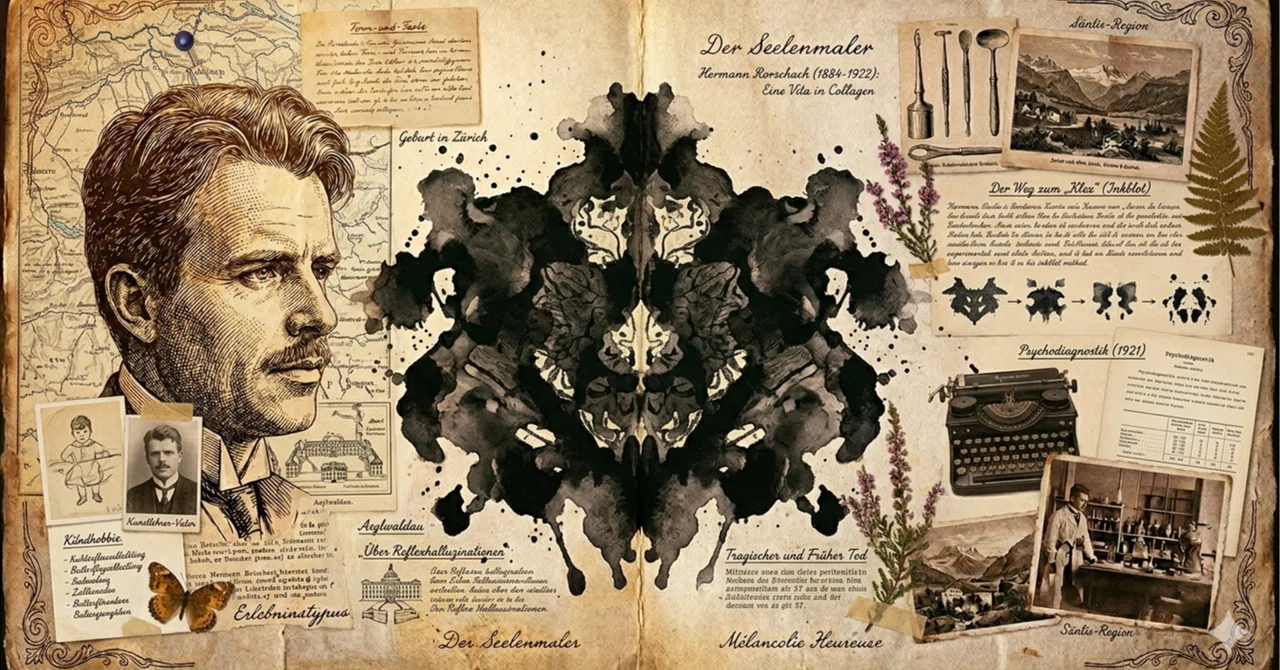 Who Was Rorschach Inside the Klecks (Stain) — Hermann Rorschach, the Man Who Read the ...