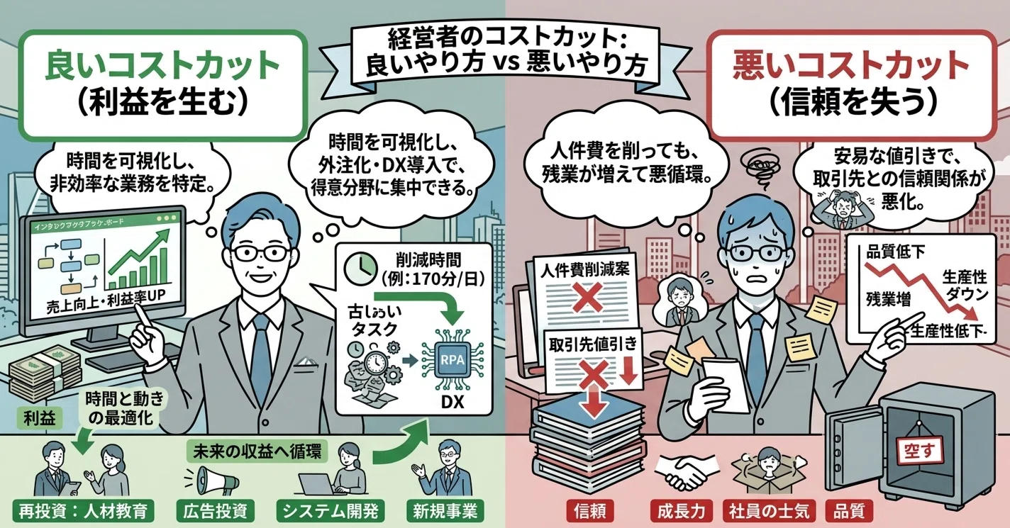 経営】良いコストカット、悪いコストカット｜フォレスト出版