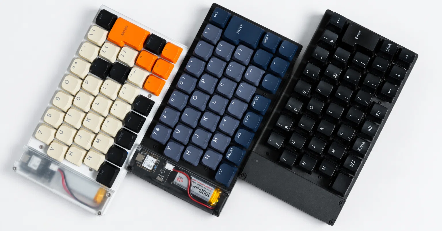 HHKB日本語配列互換 / 完全無線 / Choc MX両対応 分割キーボード