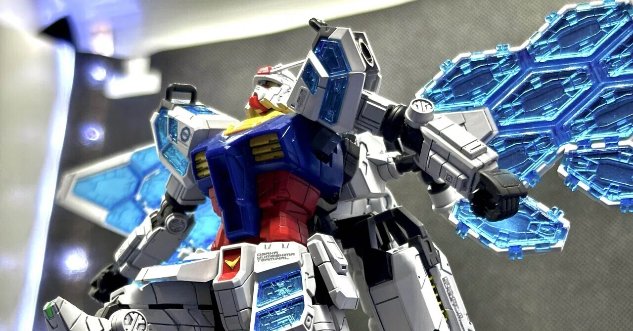 完全完成】万博ガンダム、降臨！RX-78F00/E ガンダム（グラスフェザー
