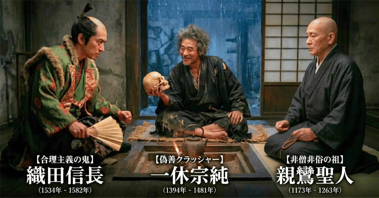 生臭の鏡】AIが暴く僧侶の自己嫌悪？親鸞聖人と先人たちが説く