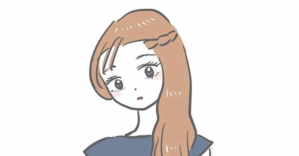 イラストとらくがきの違いって こちらを見つめる女の子ipad絵 おちゃも イラストレーターお仕事募集中 Note