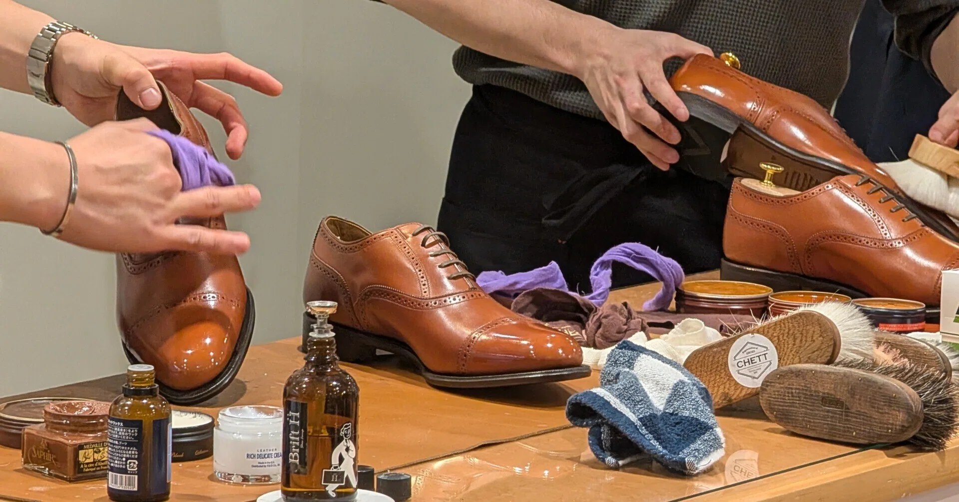 世界最大の靴磨きイベント「SHOESHINE GRANDPRIX（シューシャイン